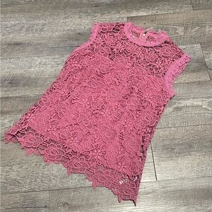 Lace Sleeveless Top by Nanette Lepore